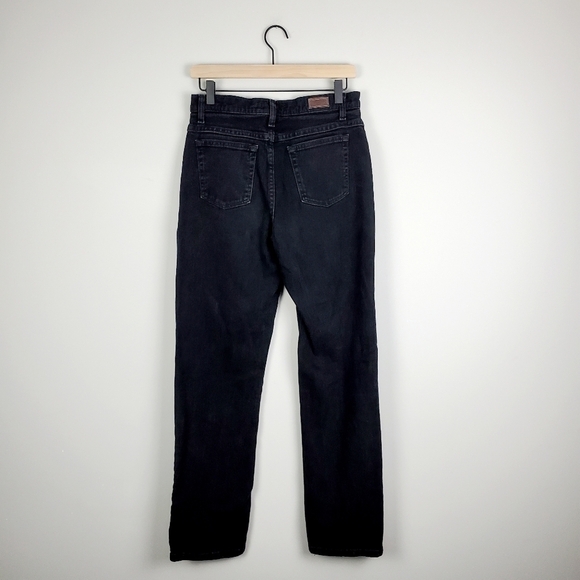 Riders by Lee Relaxed Straight Black Denim 6M - Picture 8 of 10
